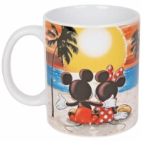 Mickey Mouse 855512 11 oz Disney Mickey & Minnie Mouse Beach Sunset Mug