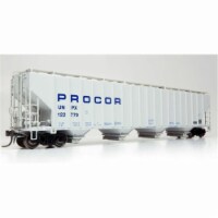 Rapido RAP157002 HO Scale UNPX Procor 5820 Covered Hopper Model Train - Pack of 6