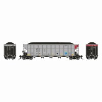 Rapido RAP169017 No.3 HO Scale KPLX AutoFlood III Coal Hopper Model Train - Pack of 6