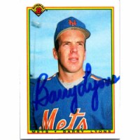 Autograph Warehouse 725211 Barry Lyons Autographed New York Mets 1990 Bowman No.139 Baseball