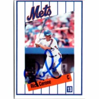 Autograph Warehouse 702895 Rick Cerone Signed New York Mets 1991 Kahns No.13 Baseball Card