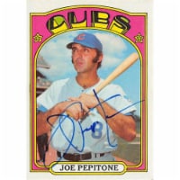 Autograph Warehouse 689050 Joe Pepitone Autographed Chicago Cubs 67 1972 Topps No.303 Basebal