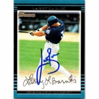 Autograph Warehouse 676575 Larry Barnes Autographed Anaheim Angels 2002 Bowman No.159 Basebal
