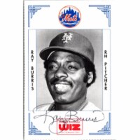 Autograph Warehouse 702407 Ray Burris Signed New York Mets 1991 Wiz Mini No.58 Baseball Card