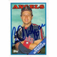 Autograph Warehouse 688953 Butch Wynegar Autographed Anaheim Angels 1988 Topps No.737 Basebal