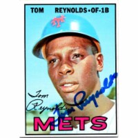 Autograph Warehouse 725424 Tom Reynolds Autographed New York Mets 1967 Topps No.487 Baseball