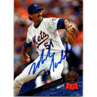 Autograph Warehouse 725258 Mike Maddux Autographed New York Mets 1993 Leaf No.305 Baseball Ca