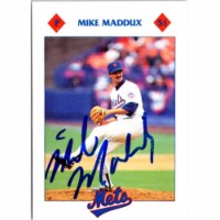 Autograph Warehouse 702847 Mike Maddux Signed New York Mets 1993 Kahns No.51 Baseball Card