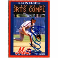 Autograph Warehouse 702885 Kevin Elster Signed New York Mets 1988 Farmland No.21 Baseball Car