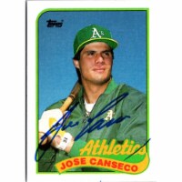 Autograph Warehouse 703080 Jose Canseco Signed Oakland