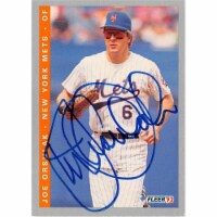 Autograph Warehouse 688644 Joe Orsulak Autographed New York Mets 1993 Fleer No.F104 Baseball