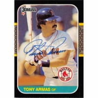 Autograph Warehouse 688794 Tony Armas Autographed Boston Red Sox 1987 Donruss No.498 Baseball