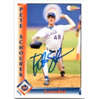 Autograph Warehouse 725357 Pete Schourek Autographed New York Mets 1993 Pacific No.203 Baseba