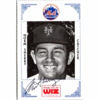 Autograph Warehouse 702335 Norm Sherry Signed New York Mets 1991 Wiz Mini No.361 Baseball Car
