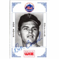 Autograph Warehouse 702409 Don Bosch Signed New York Mets 1991 Wiz Mini No.44 Baseball Card