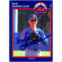 Autograph Warehouse 702804 Bud Harrelson Signed New York Mets 1988 Kahns No.3 Baseball Card