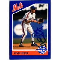 Autograph Warehouse 702877 Kevin Elster Signed New York Mets 1992 Kahns No.15 Baseball Card