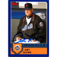 Autograph Warehouse 725155 Art Howe Autographed New York Mets 2002 Topps No.T120 Baseball Car