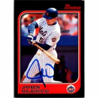 Autograph Warehouse 725287 John Olerud Autographed New York Mets 1997 Bowman No.240 Baseball