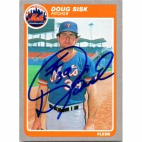Autograph Warehouse 725323 Doug Sisk Autographed New York Mets 1985 Fleer No.91 Baseball Card