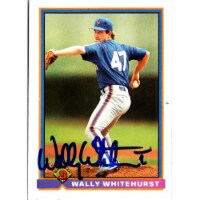 Autograph Warehouse 702660 Wally Whitehurst Signed New York Mets 1991 Bowman No.470 Baseball