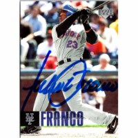 Autograph Warehouse 702679 Julio Franco Signed New York Mets 2006 Upper Deck No.710 Baseball