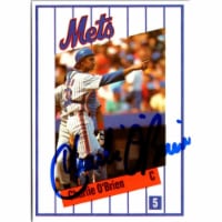 Autograph Warehouse 702910 Charlie Obrien Signed New York Mets 1991 Kahns No.5 Baseball Card