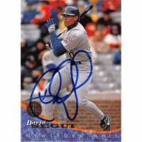Autograph Warehouse 688485 David Segui Autographed New York Mets 1994 Leaf No.352 Baseball Ca