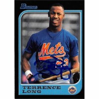Autograph Warehouse 688543 Terrence Long Autographed New York Mets 1997 Bowman No.187 Basebal