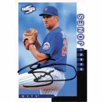 Autograph Warehouse 688695 Bobby Jones Autographed New York Mets 1997 Score No.47 Baseball Ca