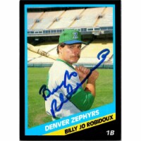 Autograph Warehouse 676641 Billy Jo Robidoux Autographed Denver Zephyrs 1988 CMC No.38 Baseba
