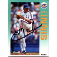 Autograph Warehouse 725139 Jeff Innis Autographed New York Mets 1992 Fleer No.507 Baseball Ca