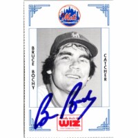 Autograph Warehouse 702413 Bruce Bochy Signed New York Mets 1991 Wiz Mini No.40 Baseball Card