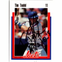 Autograph Warehouse 702817 Tim Teufel Signed New York Mets 1989 Kahns No.11 Baseball Card
