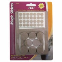 Magic Sliders 63979 Oatmeal Heavy Duty Self Stick Felt Pad - 1 Pack of 6