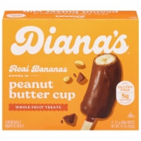 Diana's Milk Chocolate Peanut Butter Cup Real Banana Halves