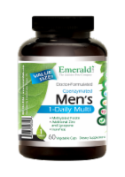 Emerald™ Labs Men's 1-Daily Multi Vitamin Vegetable Capsules