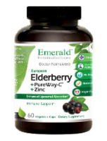 Emerald Elderberry + PureWay-C + Zinc Immune Support Vegetable Caps