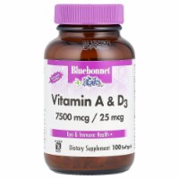 Bluebonnet Nutrition Vitamin A & D3 - 100 Softgels