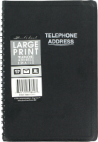 PlanAhead Large Print Telephone and Address Book