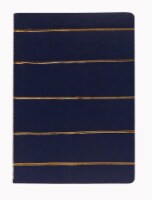 PlanAhead See It Better Undated Stitched Monthly Planner - Blue/Gold