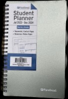 PlanAhead® July 2023 - December 2024 Monthly and Weekly Student Planner - Medium Metallic Perspective: Main