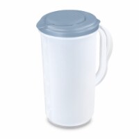 Sterilite 1-Gallon Round Plastic Pitcher and Spout, Clear w/ Color Lid (6  Pack), 1 Piece - Kroger