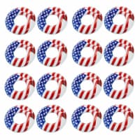 Swimline 36 Inflatable American Flag Swimming Pool & Lake Tube Float (16 Pack)