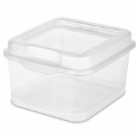 Sterilite 18038612 Plastic FlipTop Latching Storage Container, Clear &  Reviews