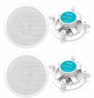 PYLE PWRC82 8 400W 2 Way Indoor/Outdoor Waterproof Ceiling Speakers, (4 Pack)