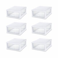 Best Buy: Sterilite Clear Plastic Stacking Storage Drawer Container Box (12  Pack) 12 x 23018006