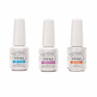 Gelish 9mL Mini Terrific Trio Essentials Collection Soak Off Gel Nail Polish Kit