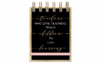 Lady Jayne Spiral Note Pad Love Learning Foil