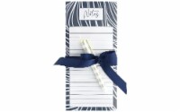 Lady Jayne Magnetic List Pad W/Pen Indigo Waves
